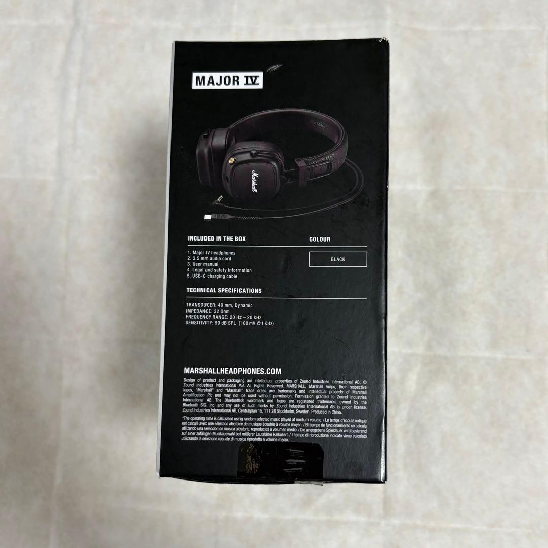 Marshall MAJOR Ⅳ ヘッドホン