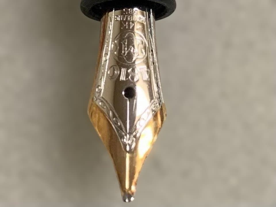 MONTBLANC マイスターシュテュック 万年筆 ペン先14K ショパンCD付
