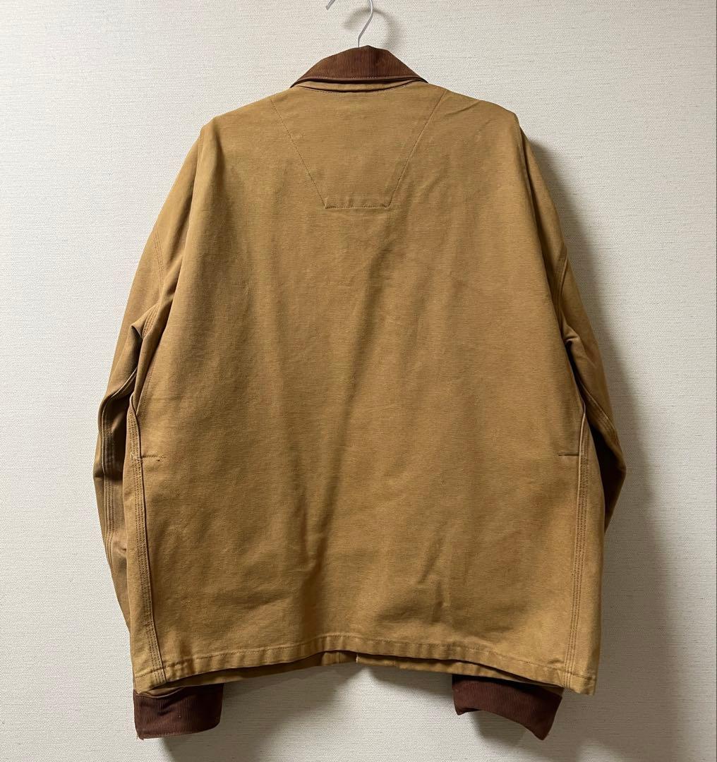 カーハート ダック × コーデュロイ カバーオール エンジニア ワークジャケット