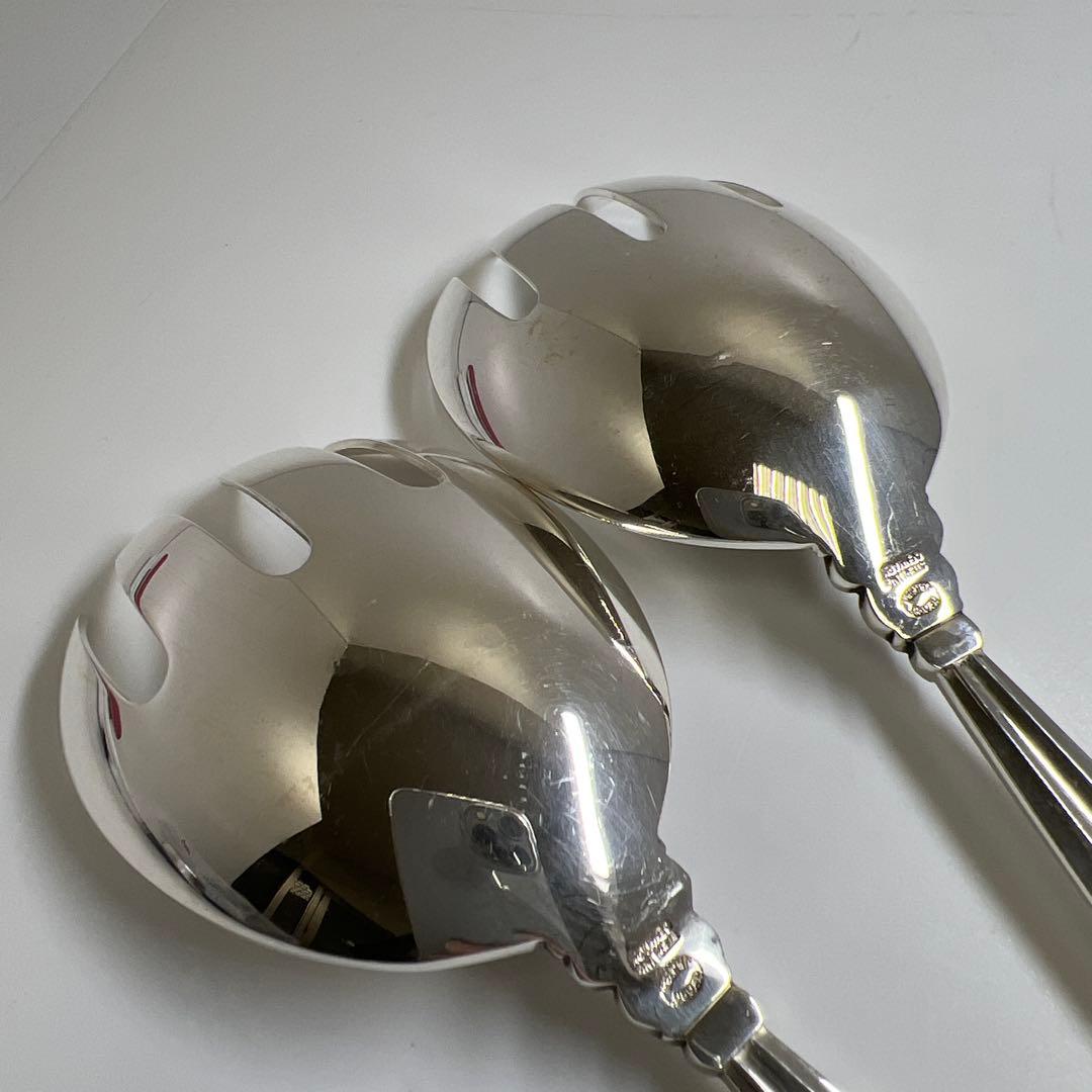 ジョージジェンセン　エコーンサラダフォーク2本180g 東Y7-0917⭐︎2F