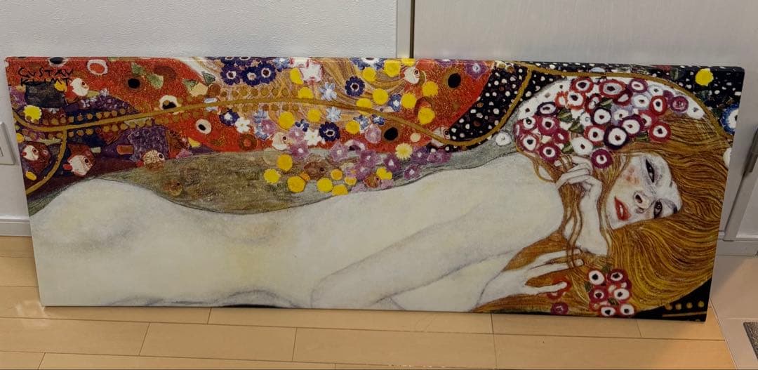 IKEA 水蛇 アートパネル gustav klimt グスタフ クリムト廃盤品