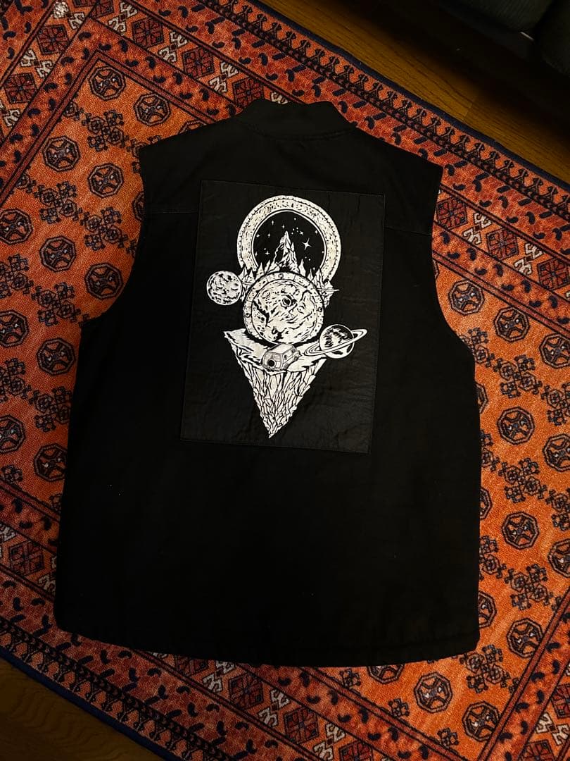 VANS FAST AND LOOSE ブラックデニムベスト