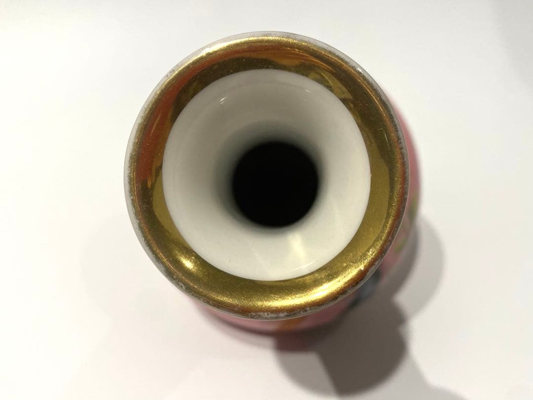 オールドノリタケ 鳥と花 花瓶 \"春\"