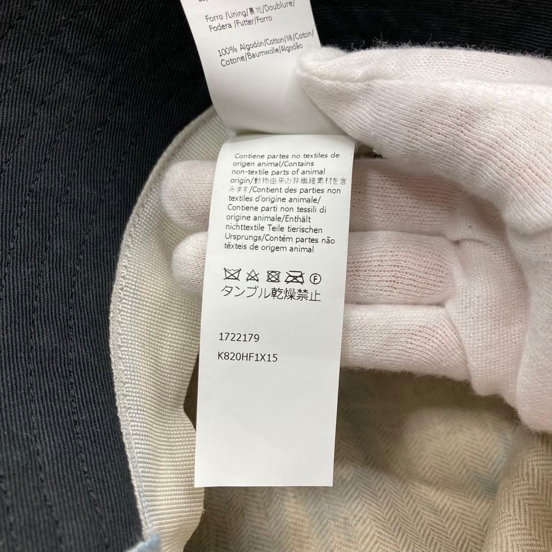 LOEWE パウラズイビザ バケットハット ロゴ バード ロゴテープ ブラック