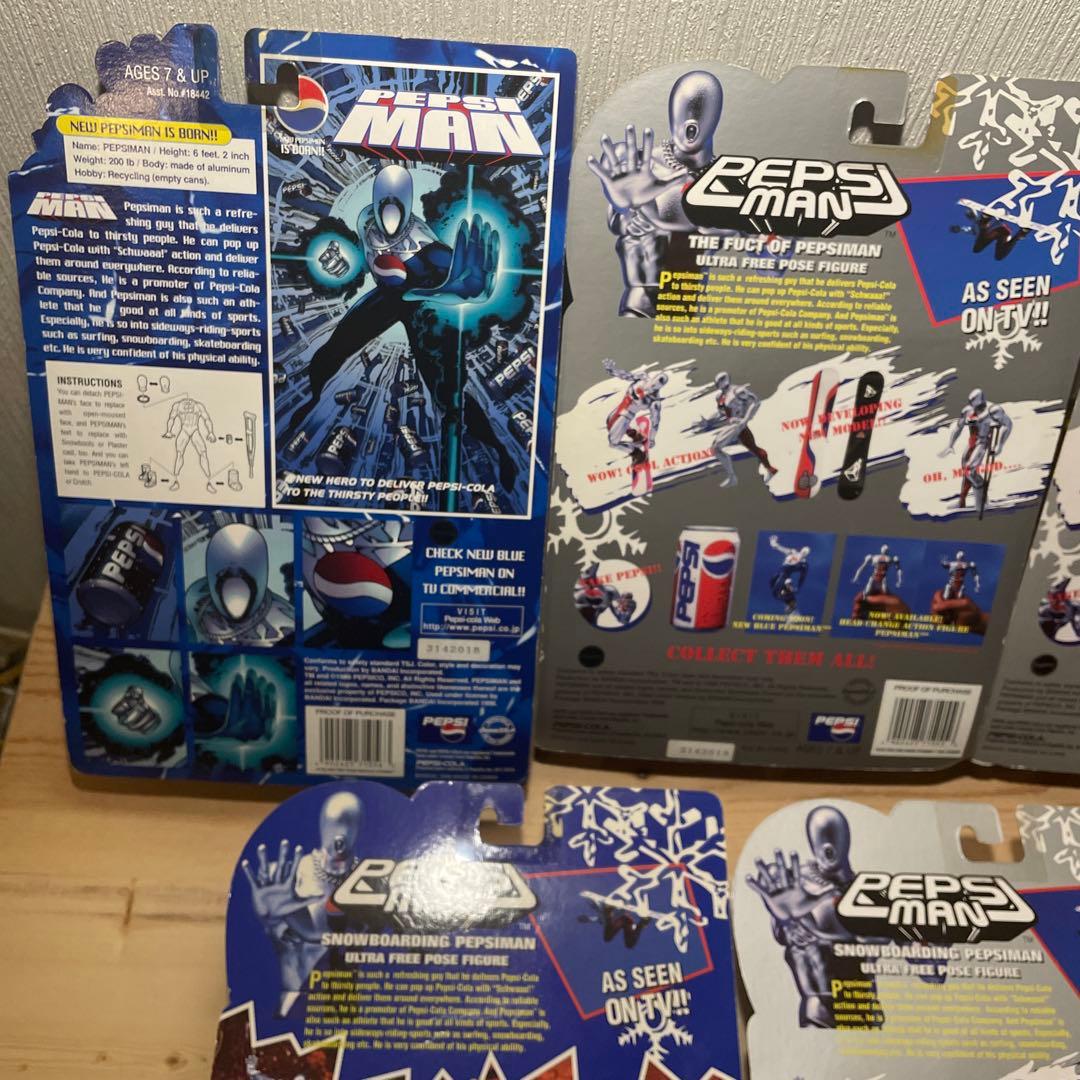 ペプシマン　フィギュア　5体セット