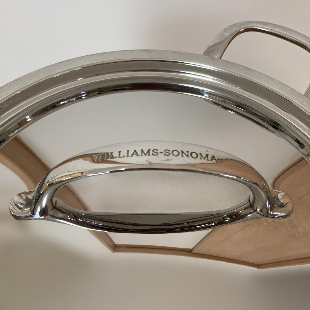 WILLIAMS-SONOMA ステンレス鍋 蓋付き 中型