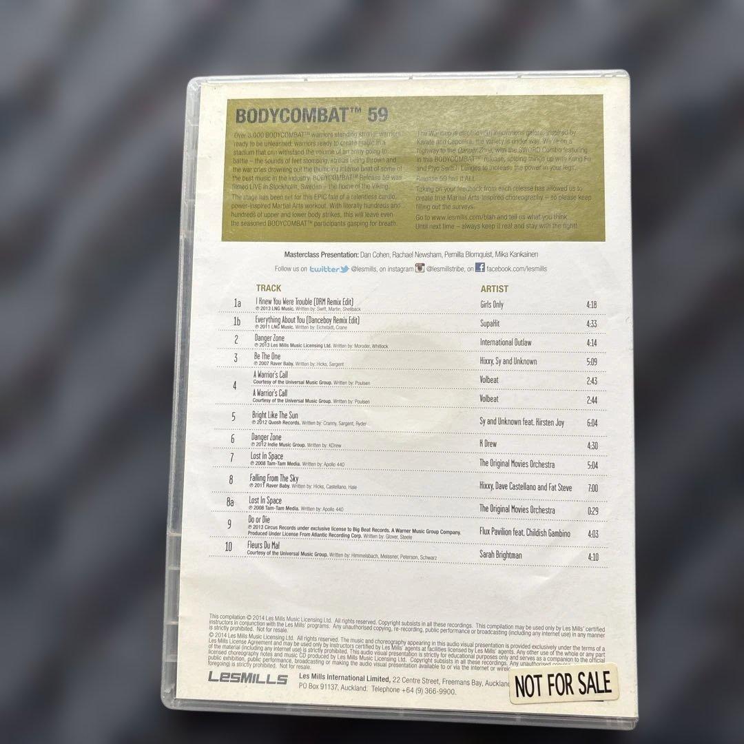 よっちゃん　レズミルズ　ボディコンバット　59.60.61