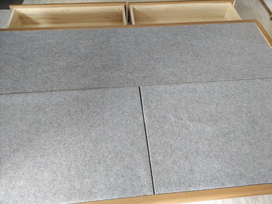 新春セール！札幌市近郊の方限定！送料無料！大塚家具 収納付きセミダブルベッド