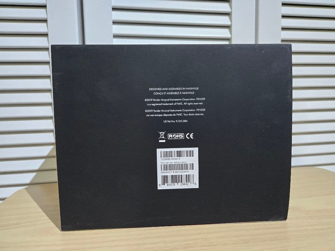 Fender IEM TEN 2 BLUE イヤモニ 外箱完備 おまけ付き