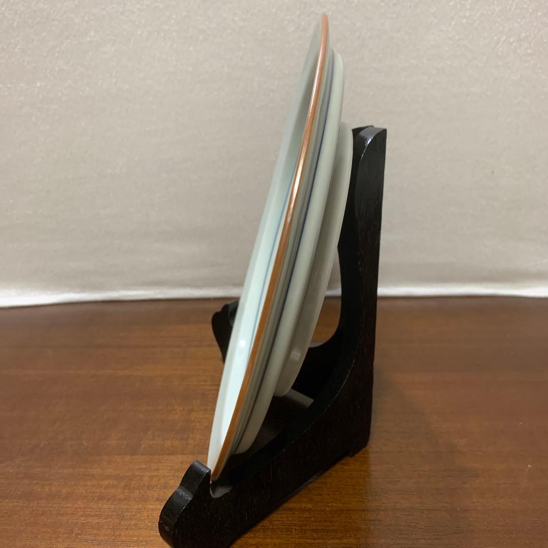 馬場京泉　魯山人写し　染付福字文皿　5枚入り 北大路魯山人