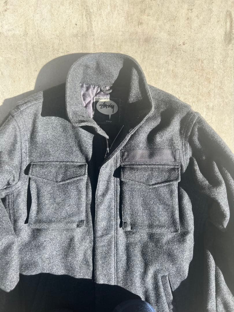 90s Stussy M-65 サンプリング ウールコート 希少 アーカイブ