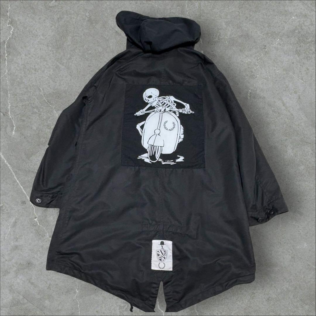 【希少モデル】アートカムズファースト　フレッドペリー　モッズコート　S