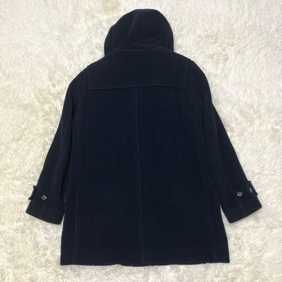 【美品】ジェイプレス　ダッフル コート　バロムブローサ社　ヘリンボーン生地　紺色