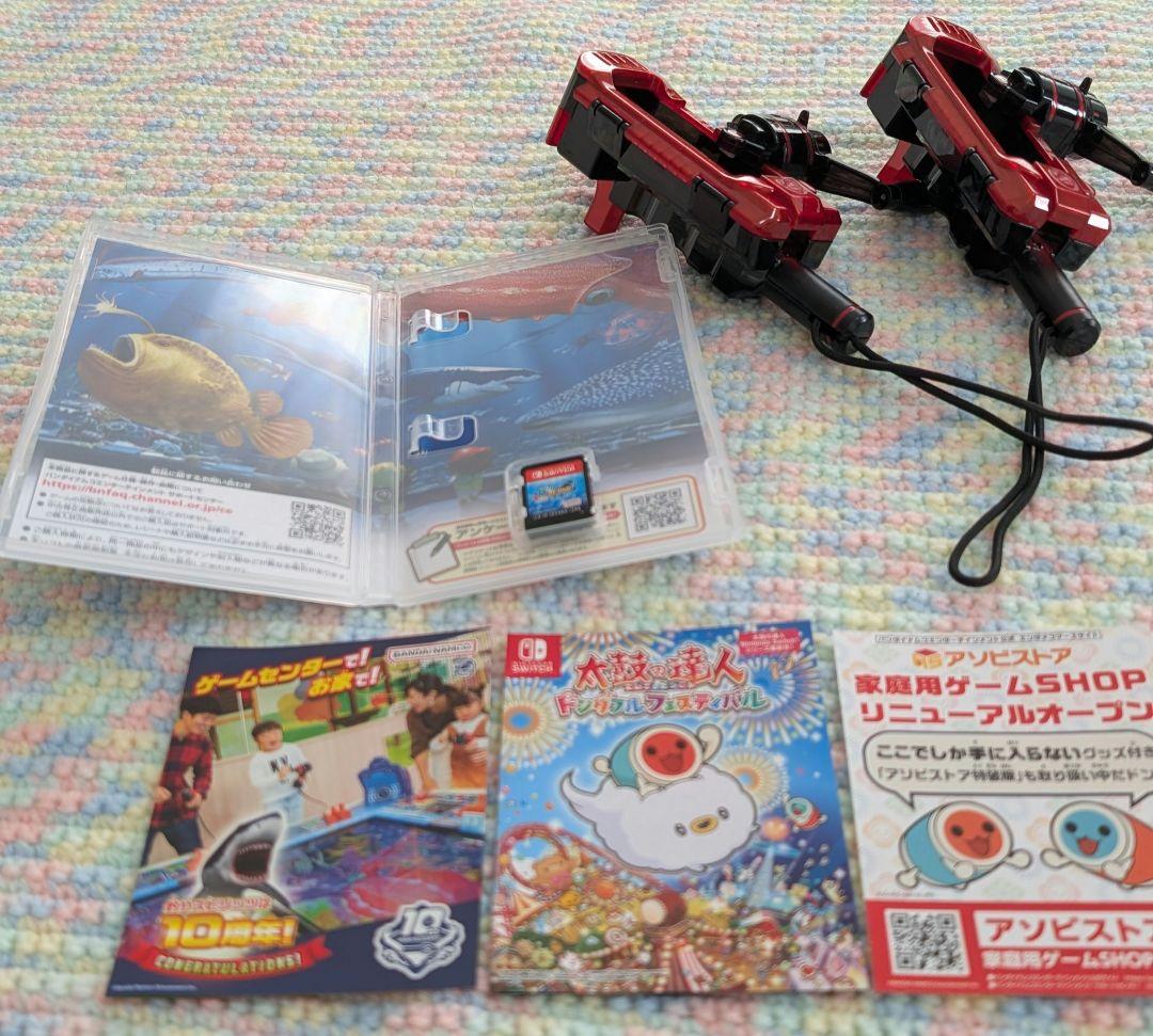 釣りスピリッツ 釣って遊べる水族館 Switch 　サオコン２つ付き
