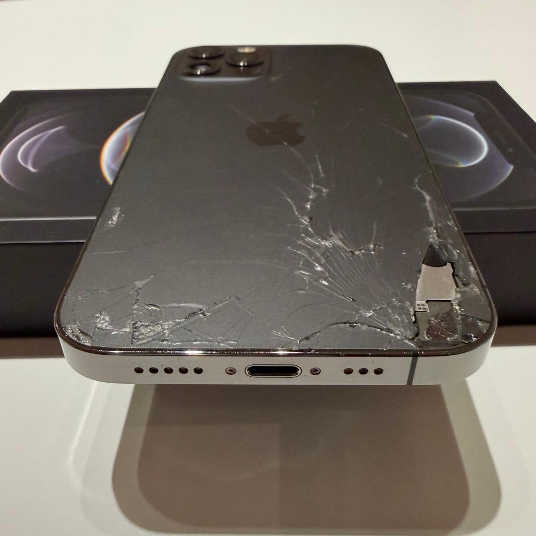 iPhone12pro 256GB ブラック SIMフリー 初期化済み 箱付