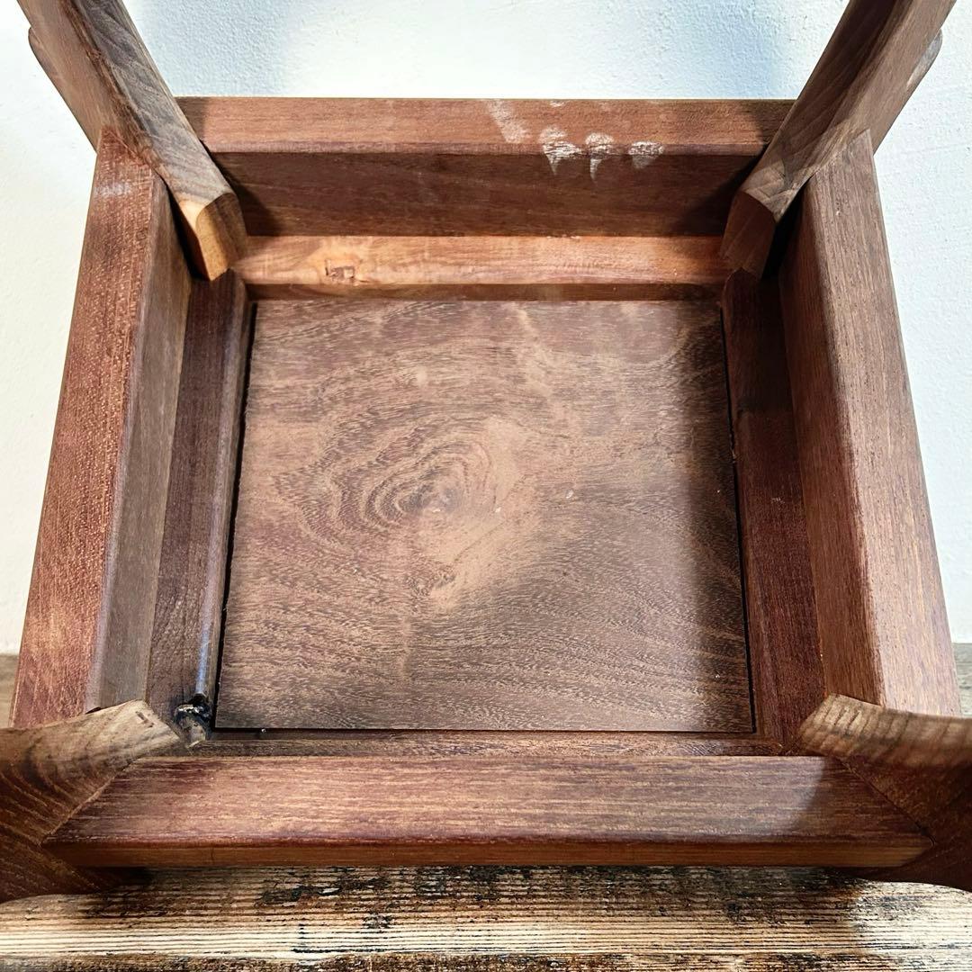香道 香台 無垢木製 ローテーブル 木組み 職人手仕事 昭和中期 茶道具 古道具