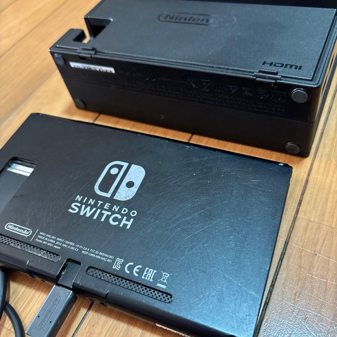 スイッチ　Switch 本体　ジョイコン2無し　作動確認済み　箱あり　ゲーム