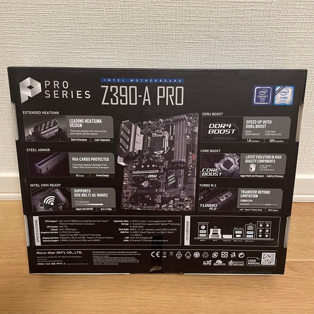 msi Z390-A PRO マザーボード