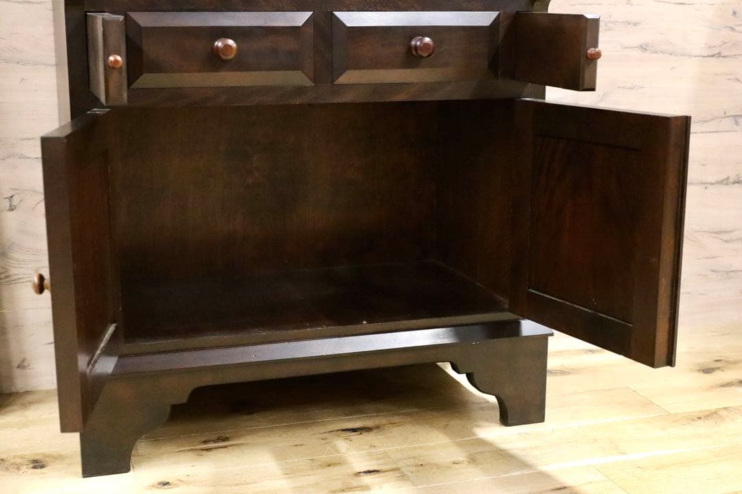 GMHS16○松本民芸家具 ライティングビューロー デスク 学習机 勉強机 書斎