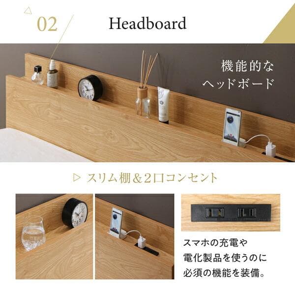 すのこベッド　ダブル【マットレス付き】送料込み！最安値！【ブラウン】