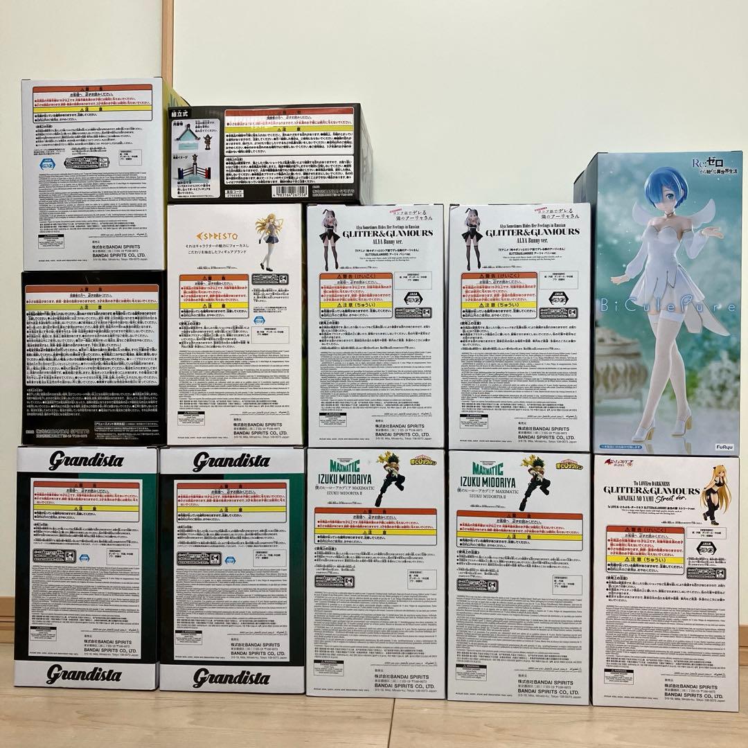 フィギュア　12点まとめ売り　ヒロアカ　呪術廻戦　アーリャ　JOJO　リゼロ