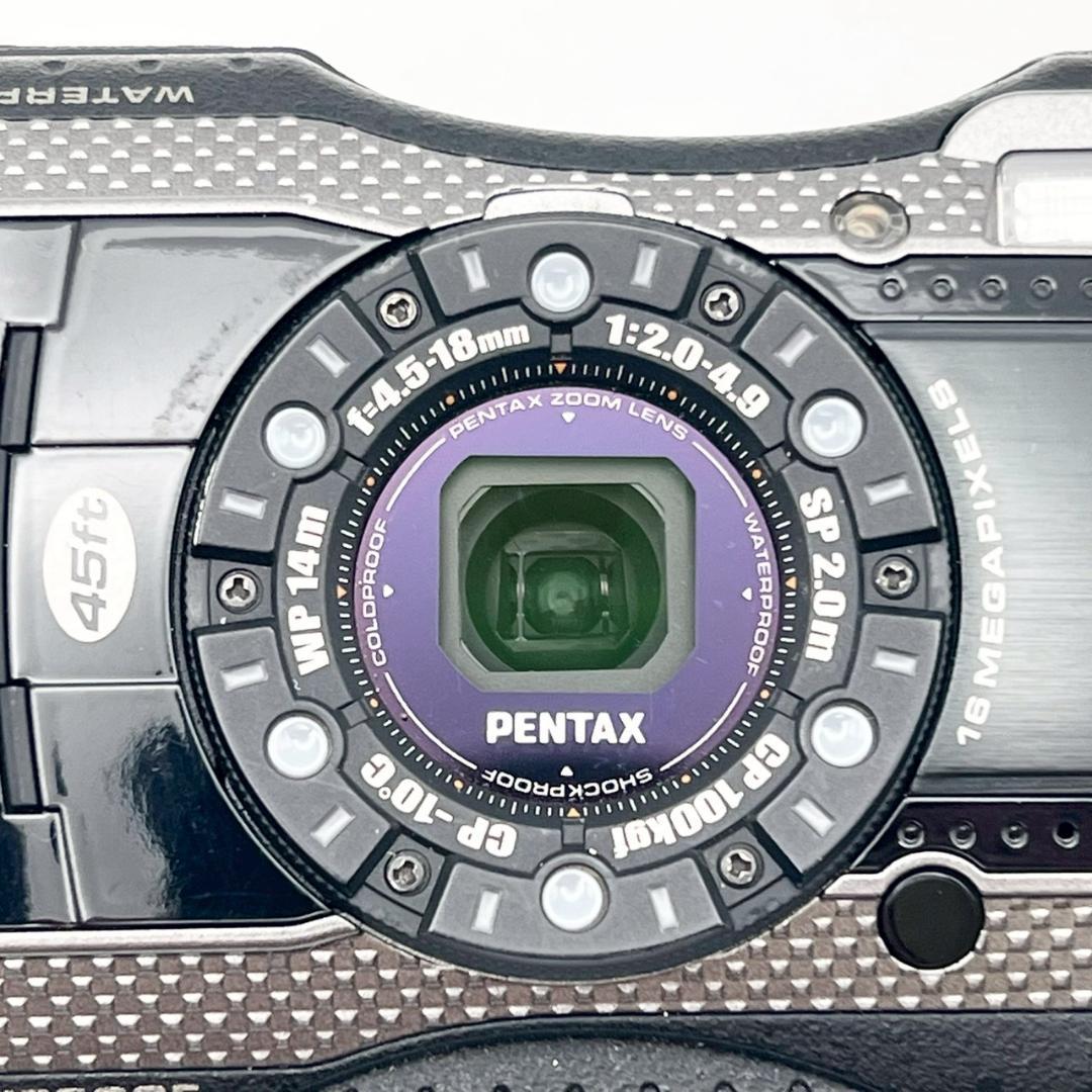 【完動品】PENTAX WG-3 コンデジ ブラック 動作確認済