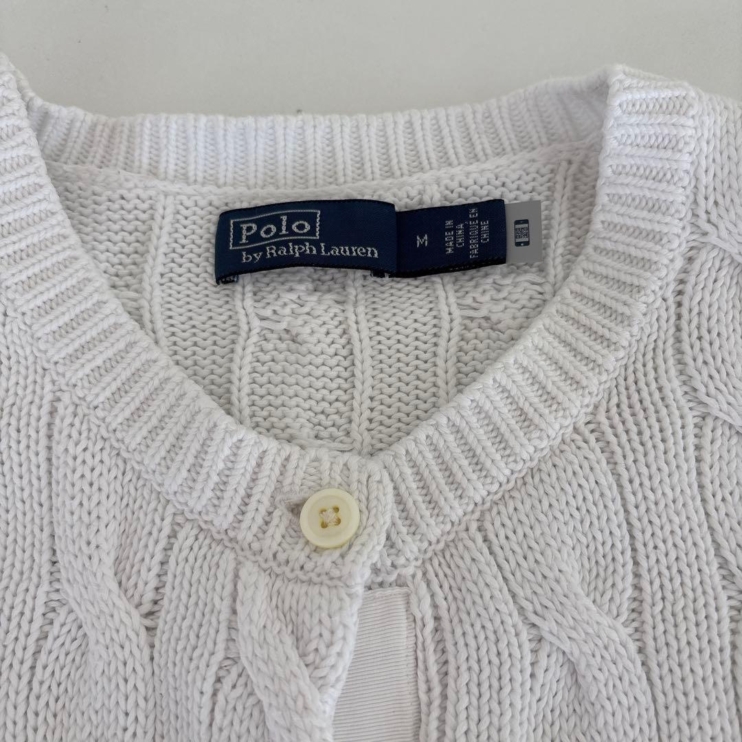 Polo by Ralph Lauren ケーブルニットカーディガン Mサイズ