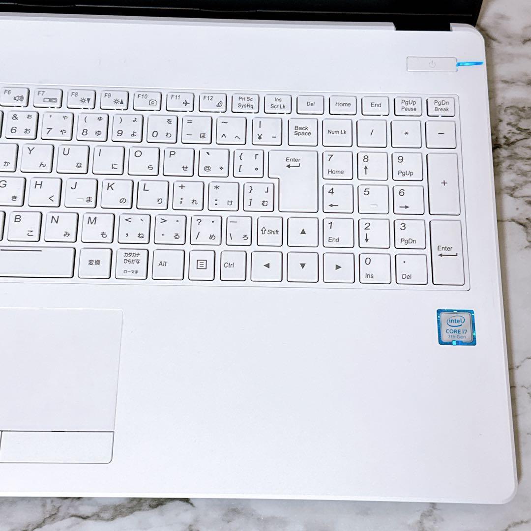 すぐ使えるノートパソコン‼高性能i7＆爆速SSD/メモリ8GB✨カメラ付き