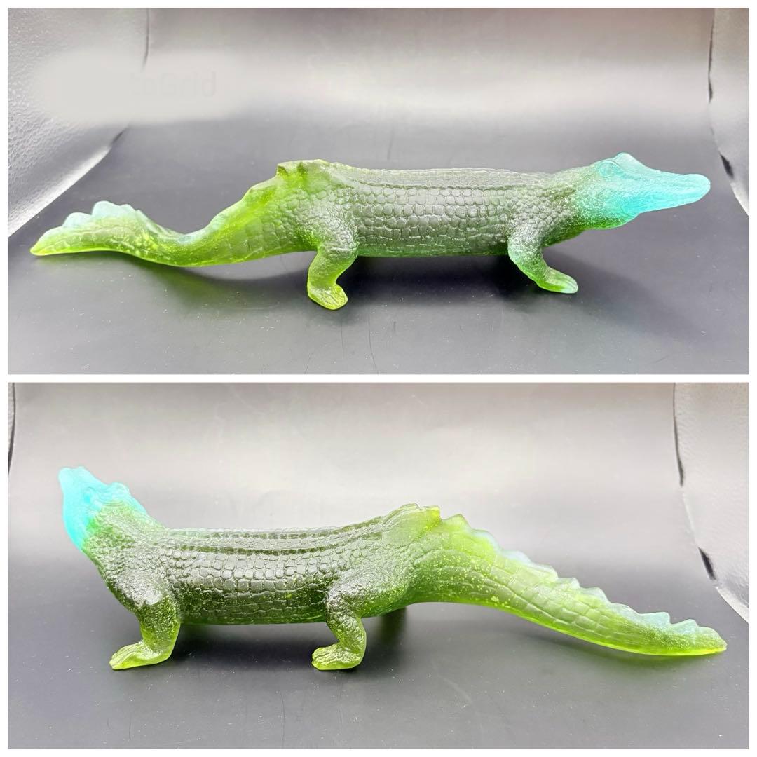 ワニ アリゲーター クリスタル 水晶 ドーム フランス ナンシー エミールガレ