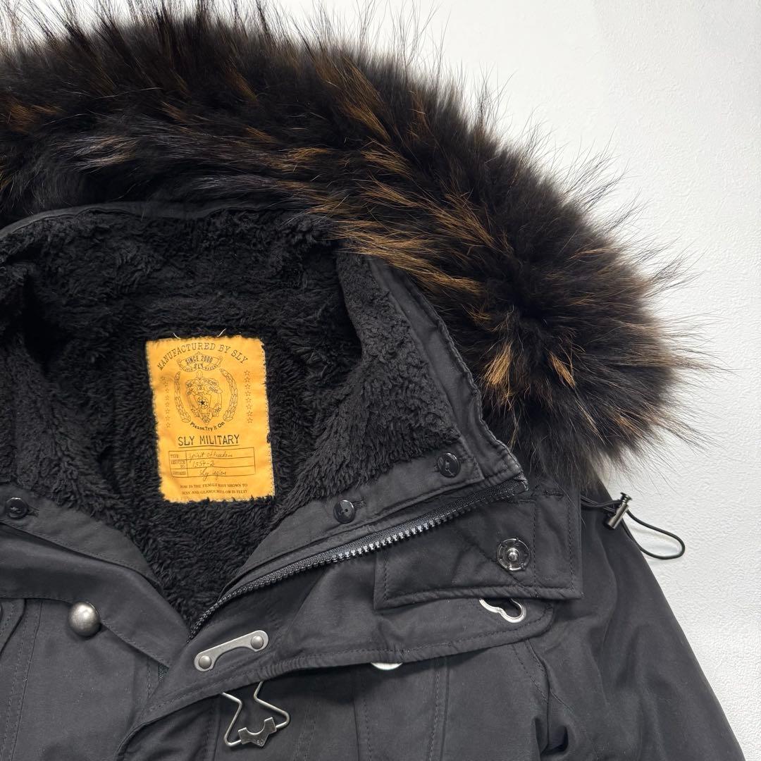 y2k SLY スライ モッズコート ミリタリー N3B 平成 ギャル ブラック