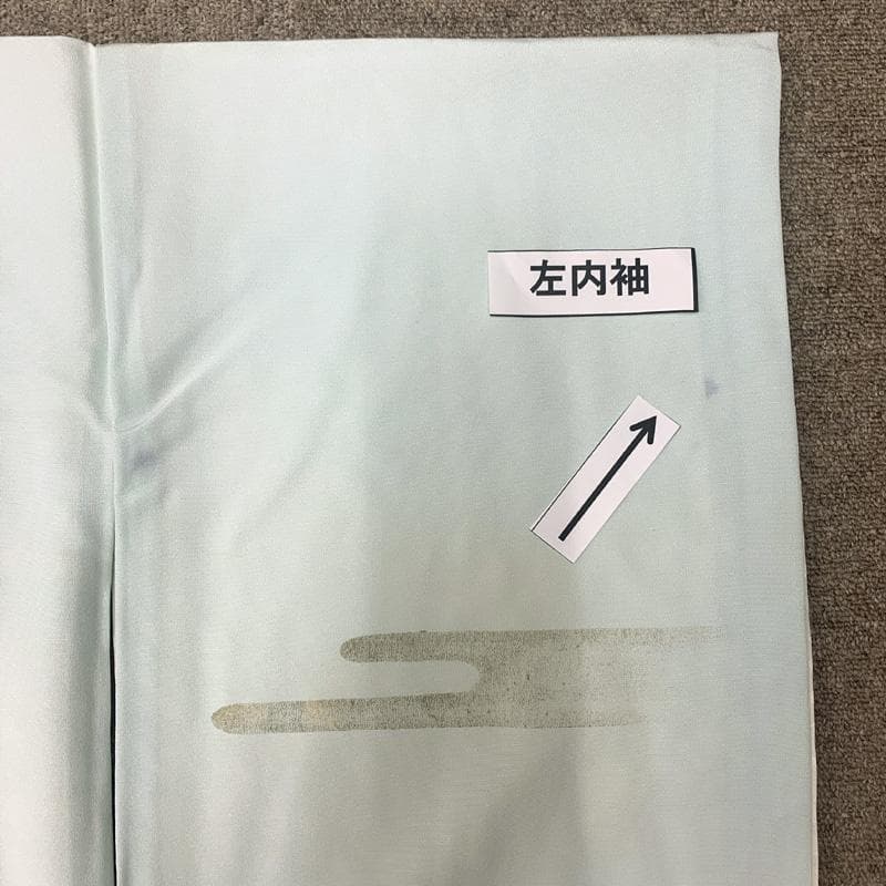 602ab23□七五三 三歳 男児 着物&被布&長襦袢 作家物 落款入り□美品