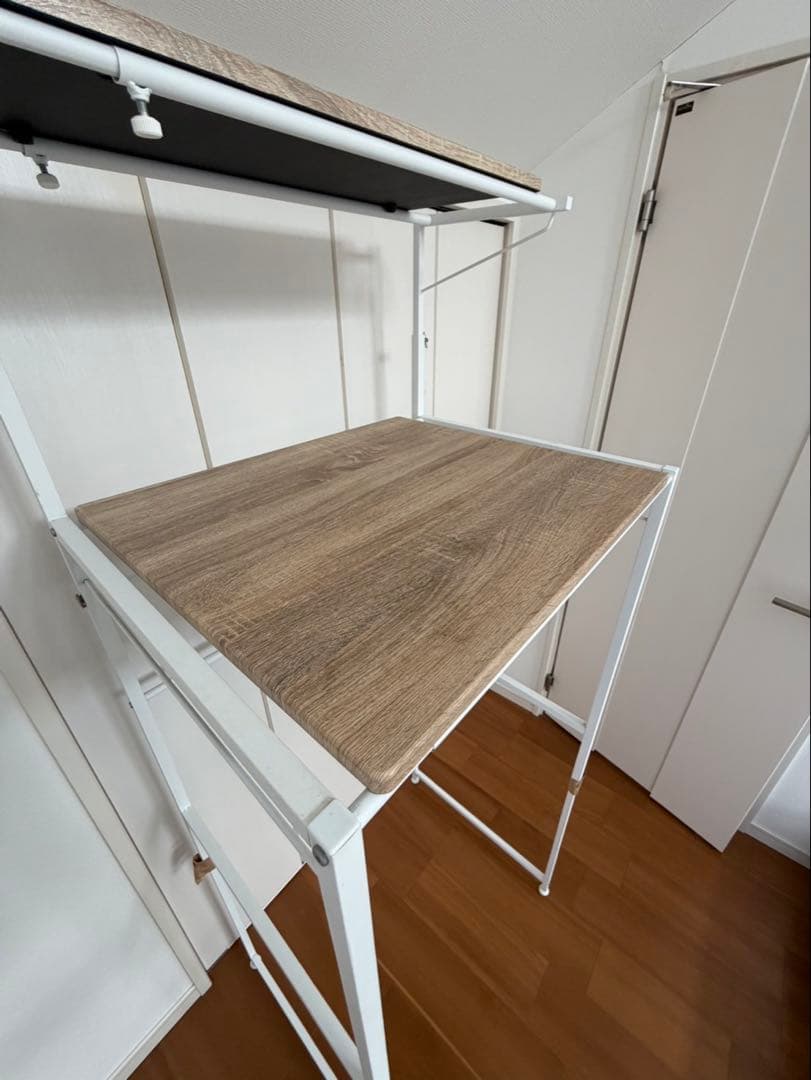 【ディノス】天井が低くても置けるカフェスタイルランドリーラック