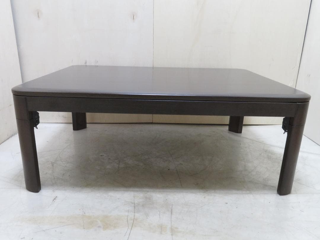 ニトリ 家具調こたつ アングル 105 DBR 105×75cm 掛布団付き