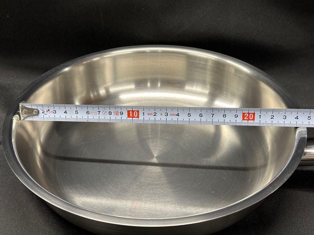 【USED美品】Fissler フィスラー 18-10 フライパン　24cm