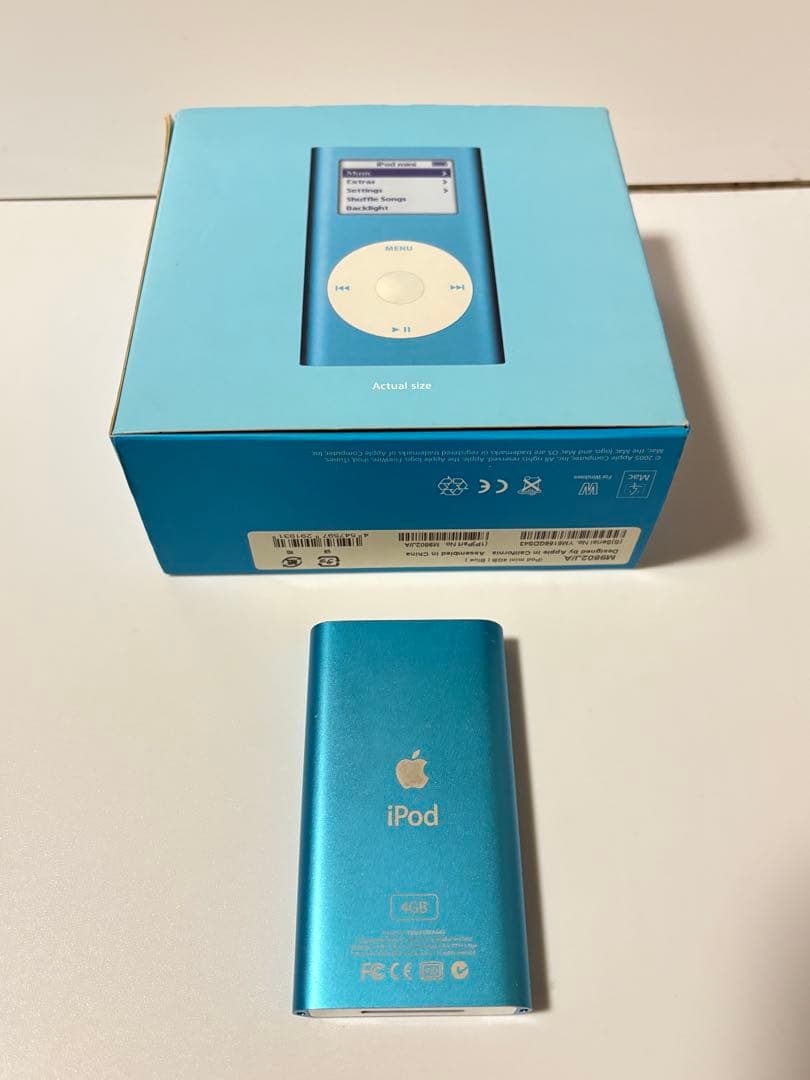 ポータブルプレーヤー Apple iPod mini 4GB Blue