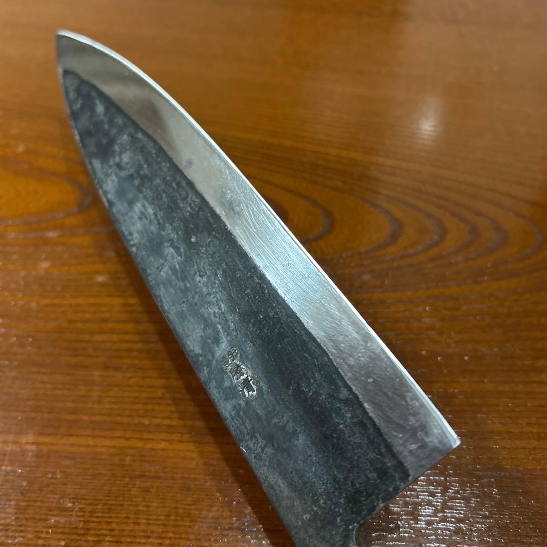 出刃包丁 両刃包丁 勝清作 全長36cm刃21cm厚約5mm ★送料無料