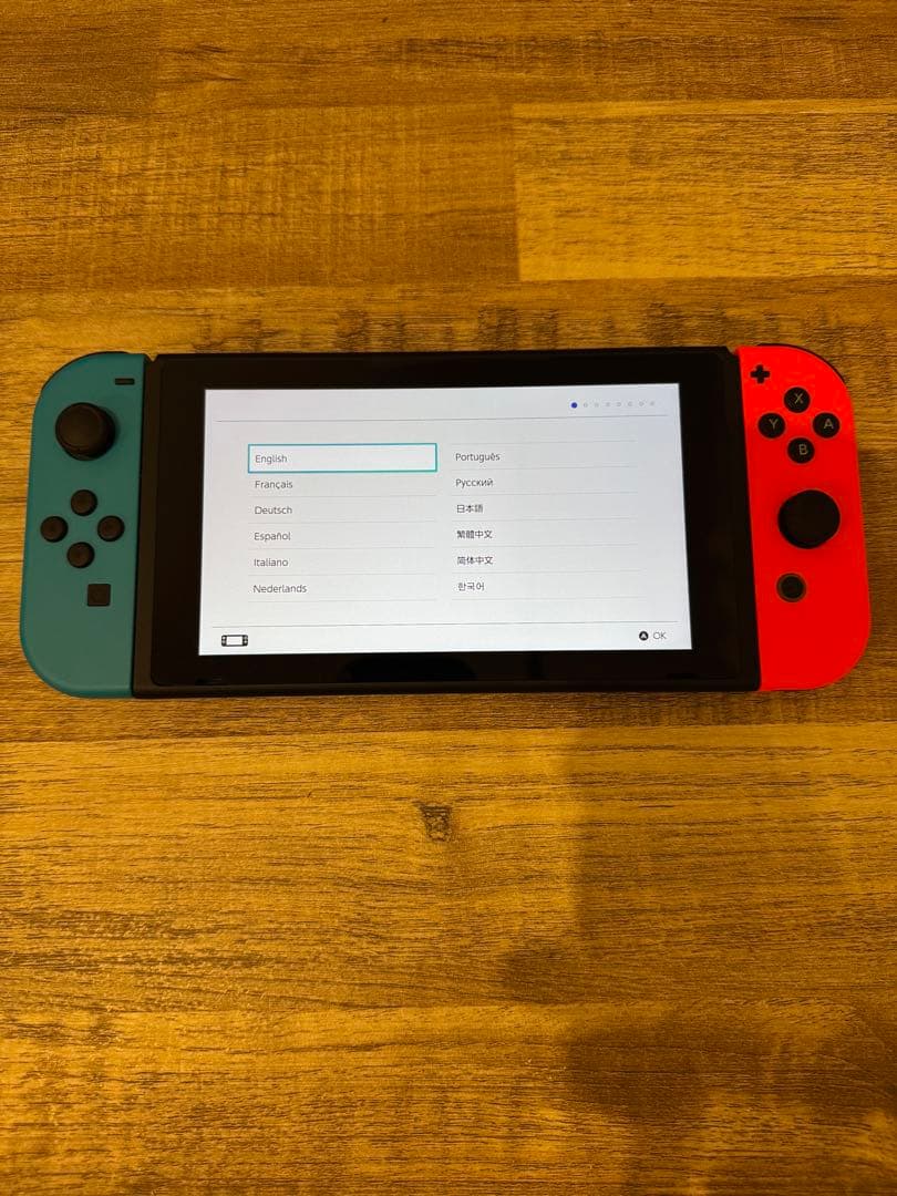 【箱あり】Nintendo Switch 本体 青赤 Joy-Con 付属品