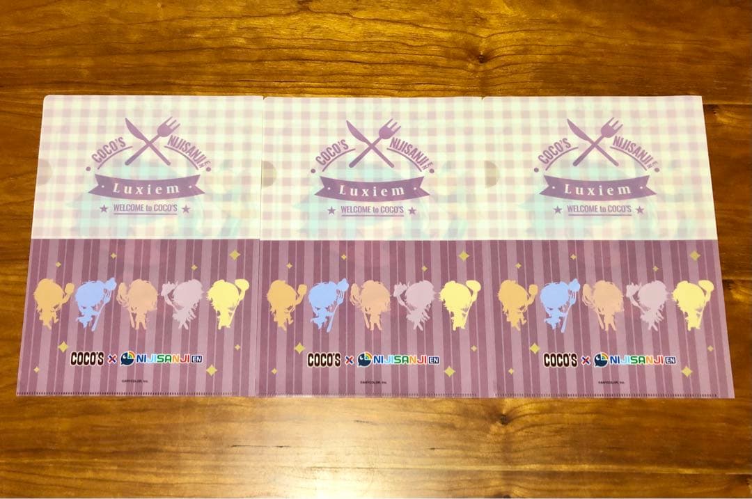 NIJISANJI EN ココスコラボ クリアファイル