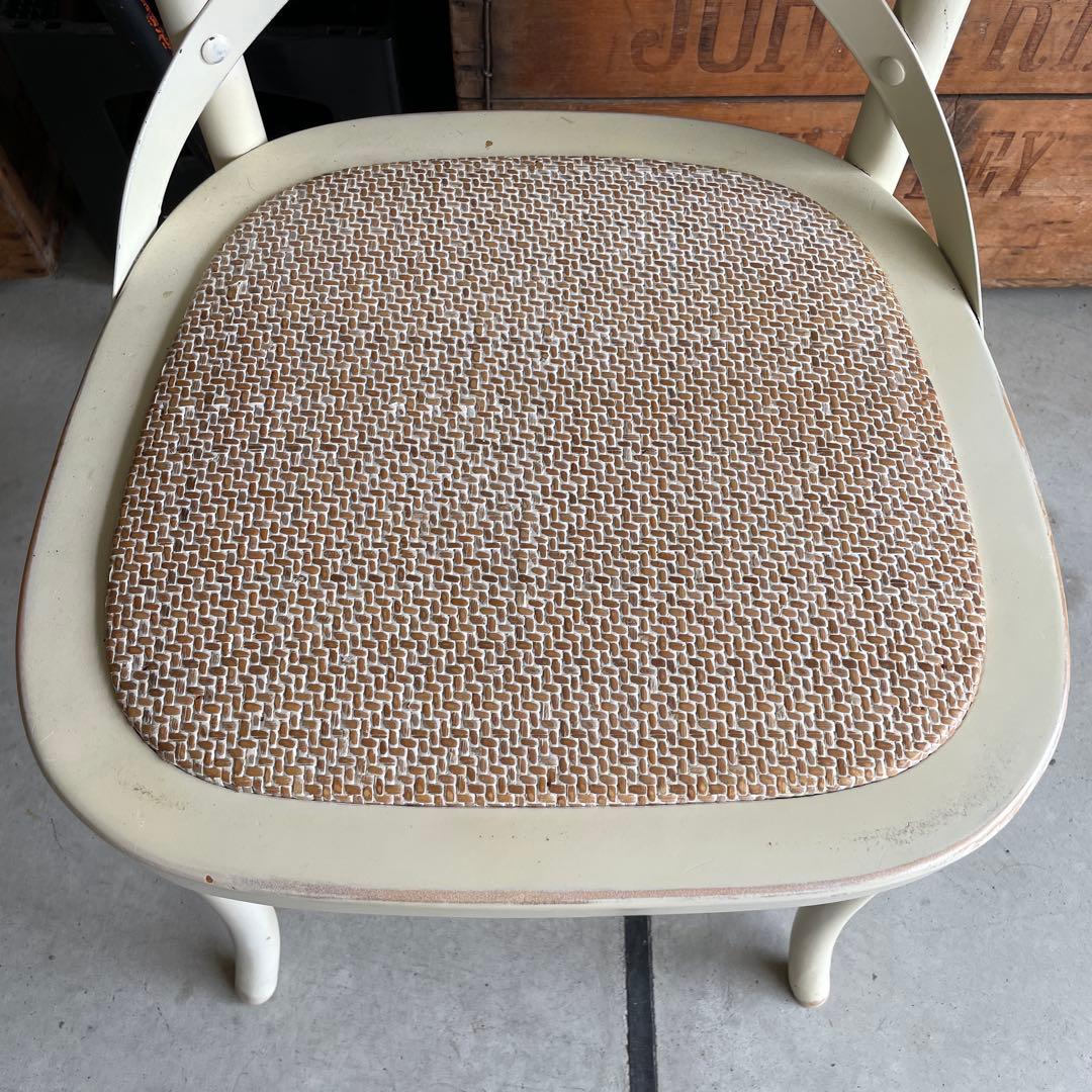 クラッシュゲート クロスバック チェア 曲木チェア オーク シャビー 関家具