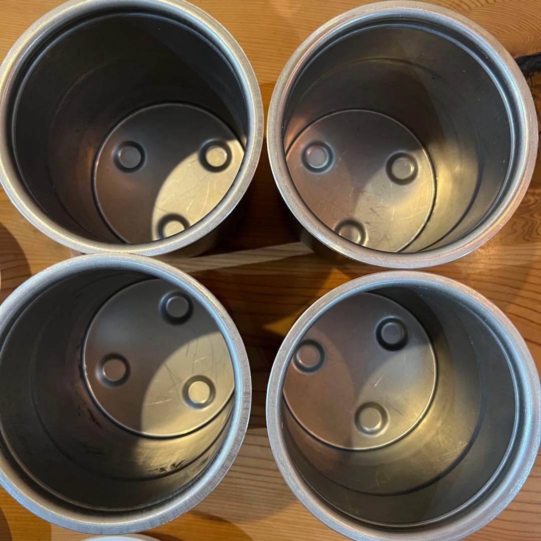 パコジェット専用ビーカー、蓋4セット