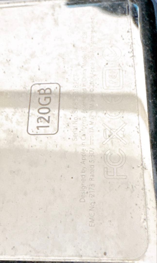 iPod classic アイポッドクラシック (120GB) ブラック