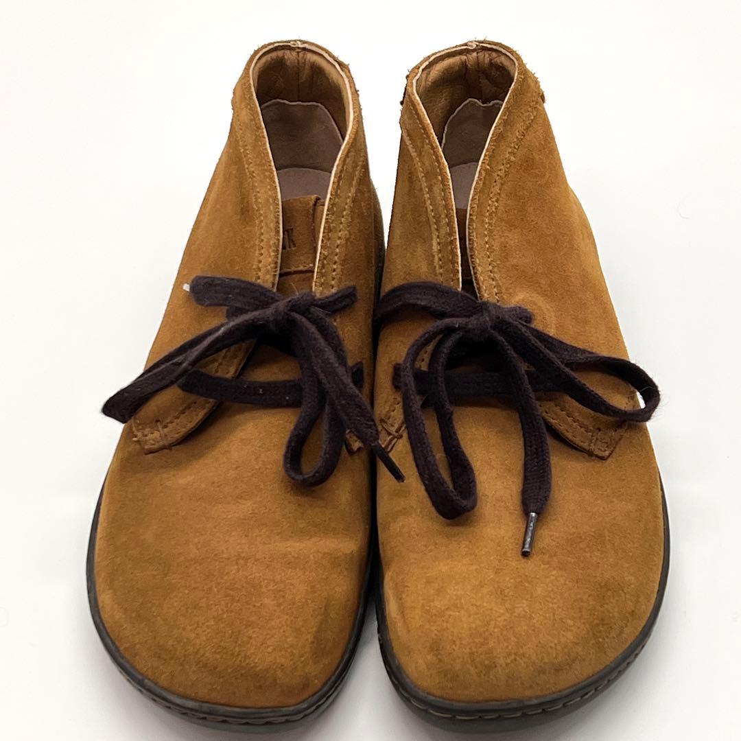 【美品】ビルケンシュトック 38 24.5 スカルバ ミドル 本革 スエード