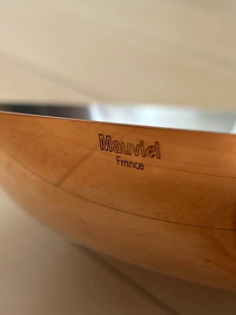 トロＭＡＵＶＩＥＬ（ムヴィエール）フライパン銅（スズメッキ） 30cm