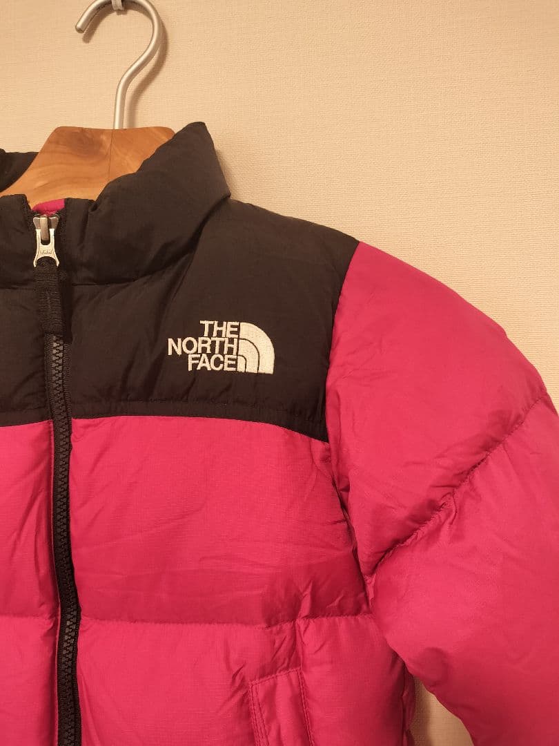 THE NORTH FACE ダウンジャケット ピンク/黒　サイズ110