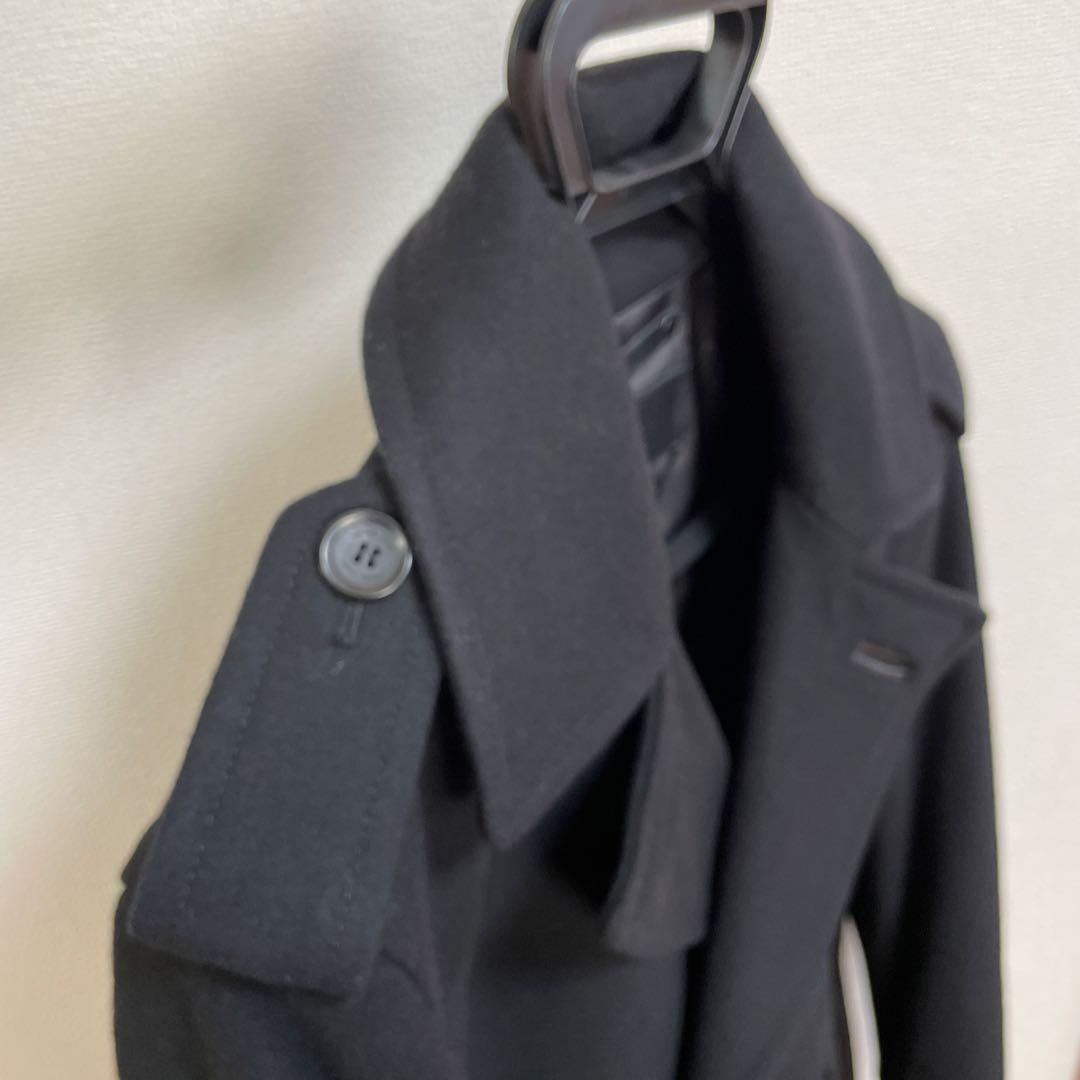 COACH コーチ ウール ピーコート ブラック