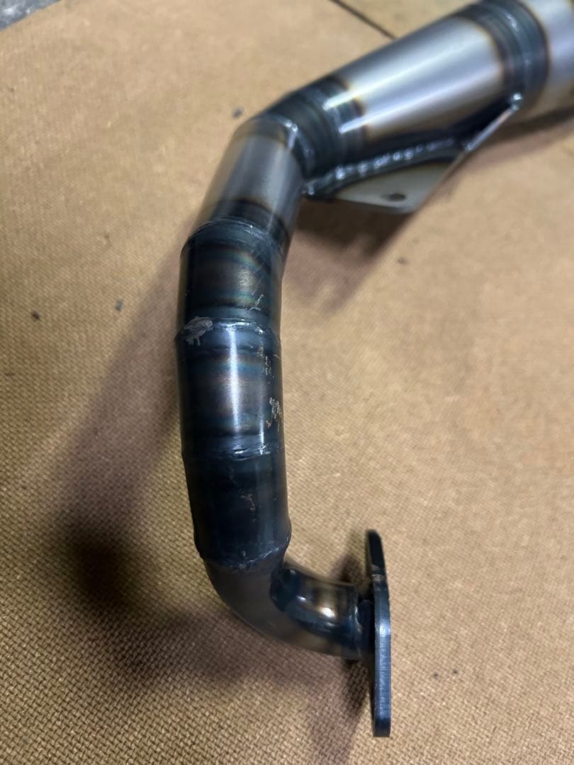 レッツ2　スズキzz ショットガンチャンバー　マフラー