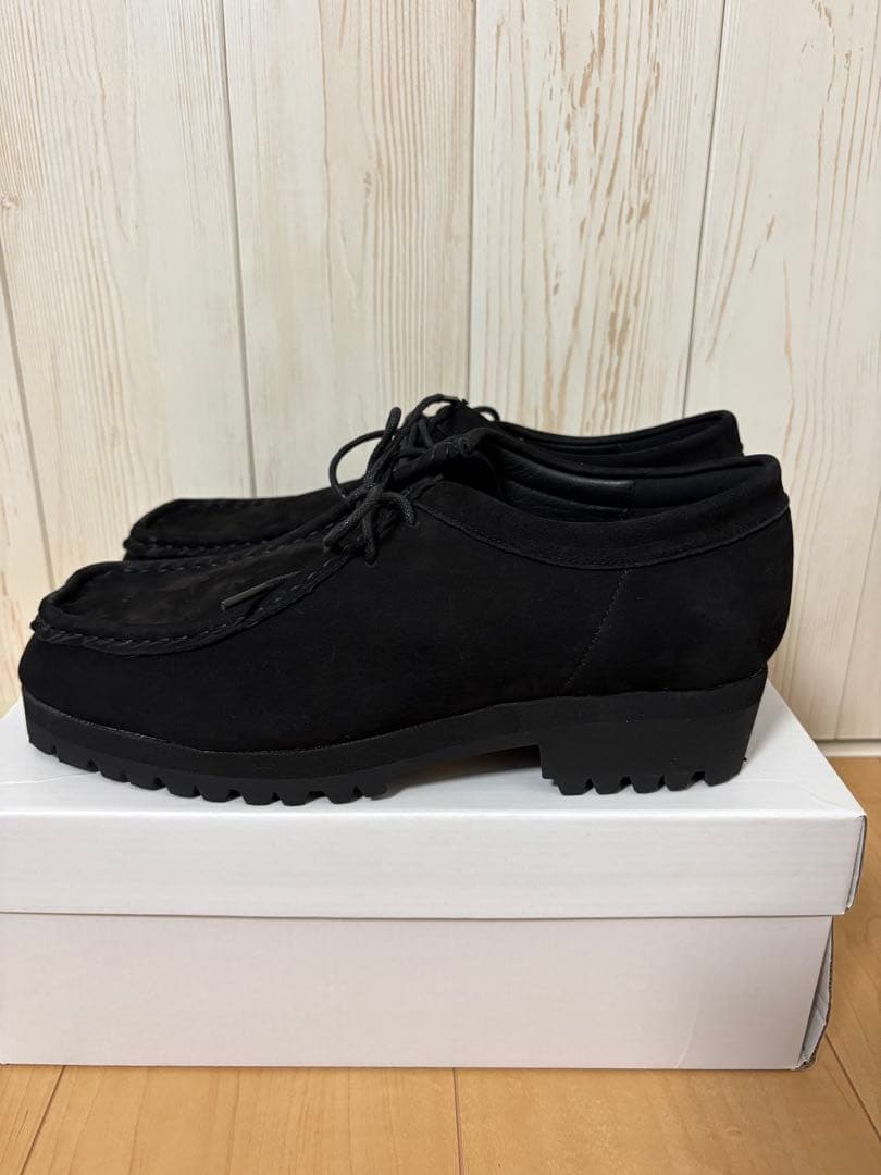 ね*で様 新品 ビブラム × オープニングアクト ヌバックレザー モカシン シュ