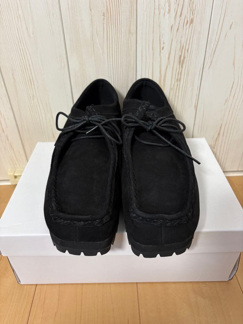 ね*で様 新品 ビブラム × オープニングアクト ヌバックレザー モカシン シュ