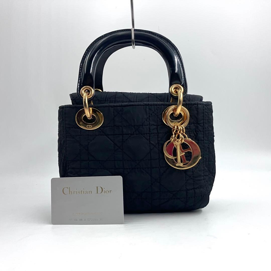 ディオール 3286ナノサイズ ミニ ハンドバッグ レディディオール 黒