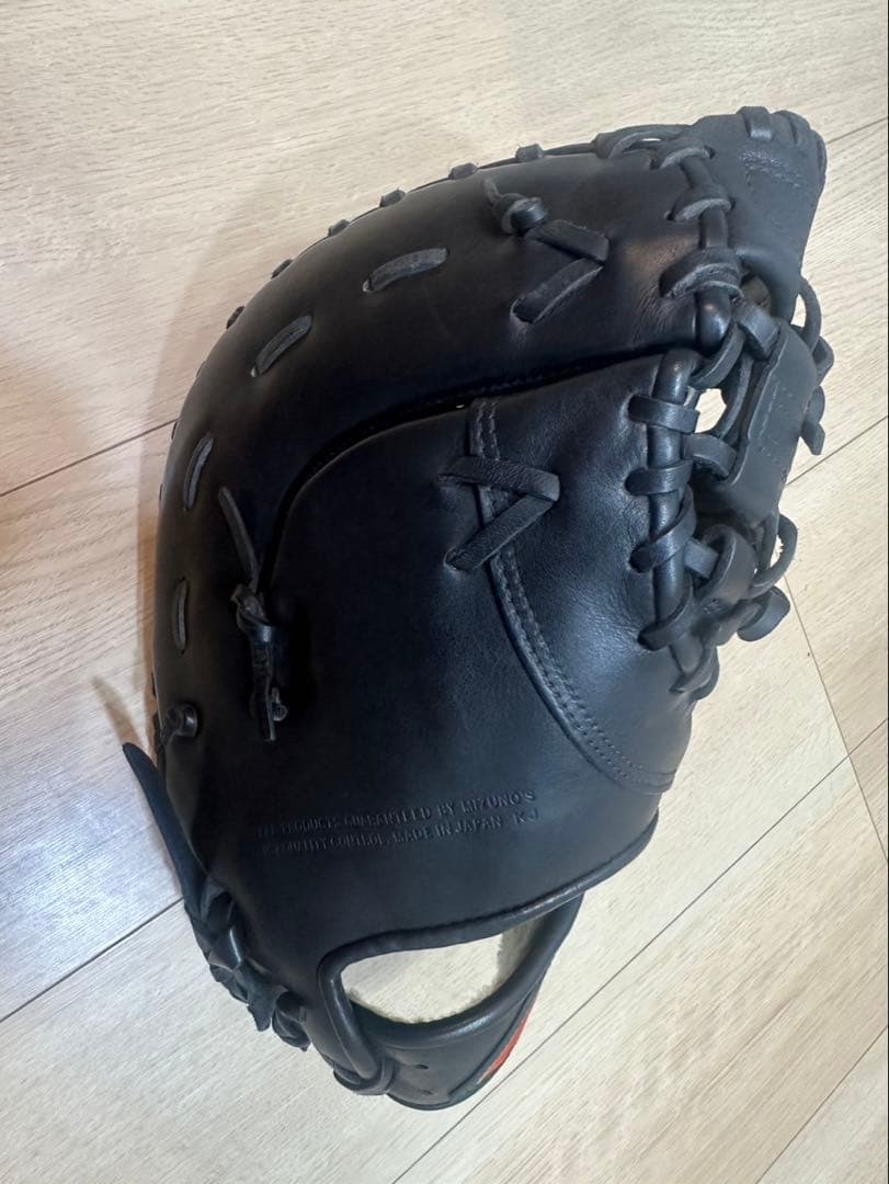 ミズノ ビューリーグ ファーストミット　軟式用　赤ビュー　ビックM 希少モデル